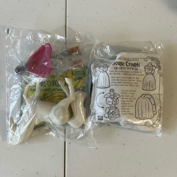 Vintage Snow White 1992 Sealed lot of 5 McDonalds Happy Meal Toys - Picture 3 of 4